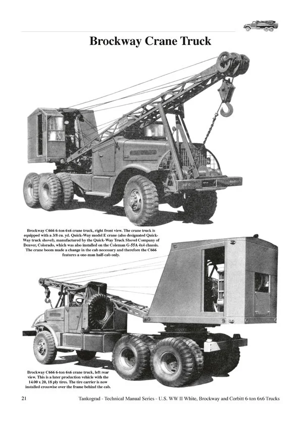 U.S. WW II White-Brockway-Corbitt 6-ton 6x6 Trucks - Tankograd